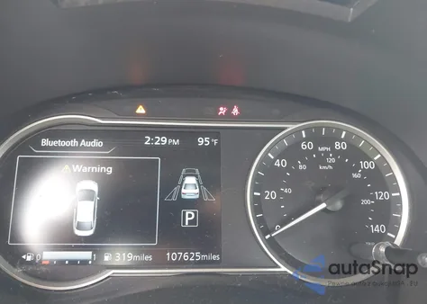 2021 Nissan Versa Sv Xtronic Cvt z USA, uszkodzony, nr VIN 3N1CN8EV4ML840182